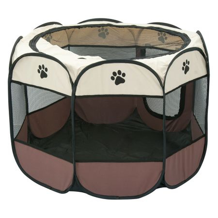 Tarc pentru catei 91x91x58cm si jucarie tipatoare [1]