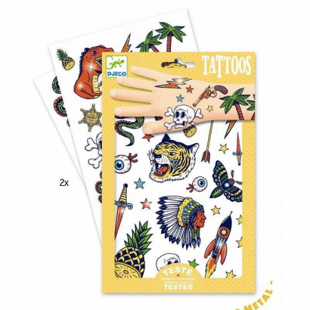 Produse art & craft-Lucru manual - Tatuaje Djeco Bang Bang 