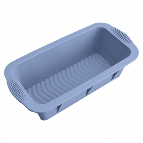 Forme Silicon pentru prăjituri,brioșe și jeleuri - Tava din silicon pentru chec, diverse culori,25x16x7 cm