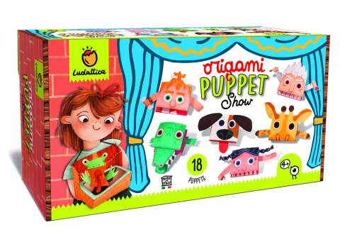 Produse art & craft-Lucru manual - Teatrul de Marionete Origami – Ludattica, 4–5 ani+
