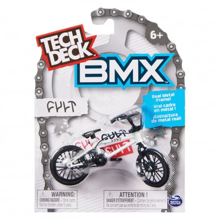 Jocuri si articole copii - Tech Deck Pachet Bicicletă BMX Fult Alb 