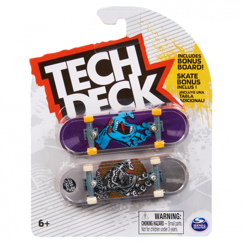 Jocuri si articole copii - Tech Deck Set Duo Placa De Baza Santa Cruz