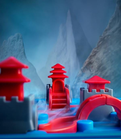 Smart Games – Temple Connection Dragon Edition, joc de logică cu 80 de provocări, 7+ ani [1]