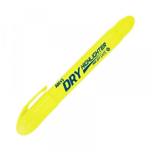 Papetarie & Birotica - Textmarker uscat pentru evidentiere notite,varf durabil,galben fosforescent