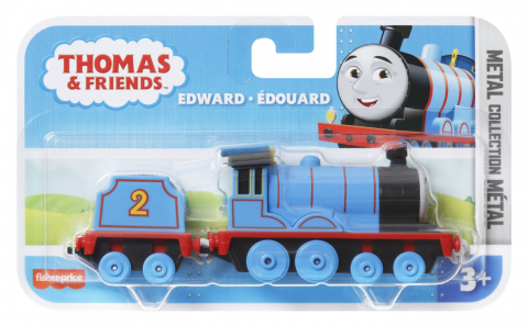 Jocuri si articole copii - THOMAS LOCOMOTIVA CU VAGON PUSH ALONG EDWARD