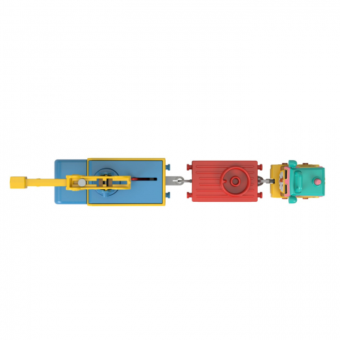 THOMAS LOCOMOTIVA MOTORIZATA MUDDY FIX EM UP FRIENDS CU 2 VAGOANE [3]