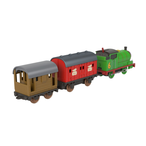 THOMAS LOCOMOTIVA MOTORIZATA PERCY CU 2 VAGOANE [3]