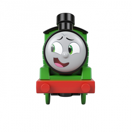Thomas Locomotiva Motorizata Percy cu 2 Vagoane  [2]