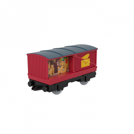 Thomas Locomotiva Motorizata Percy cu 2 Vagoane  [7]
