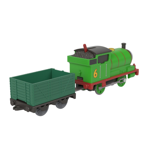 THOMAS LOCOMOTIVA MOTORIZATA PERCY CU VAGON [4]