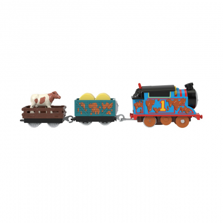 Thomas Locomotiva Motorizata Thomas cu 2 Vagoane  [4]