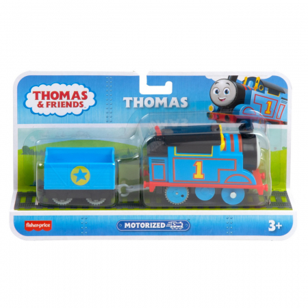Masinute, Motociclete, Elicoptere, Avioane & Trenulete - Thomas Locomotiva Motorizata Thomas cu Vagon 