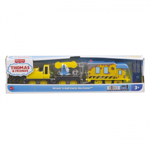 Jocuri de Rol - THOMAS LOCOMOTIVA MOTORIZATA WRECK N ROLL MACARAUA CARLY CU 2 VAGOANE