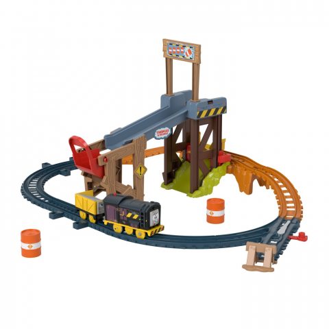 THOMAS SET DE CONSTRUCTIE RIDICA SI INCARCA MARFA CU DIESEL [6]