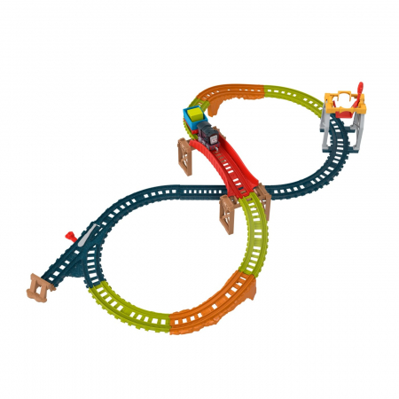 Thomas - Set de Joacă cu Locomotiva Push Along Diesel și Accesorii  [1]