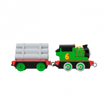 Thomas - Set de Joacă cu Locomotiva Push Along Percy și Accesorii  [7]