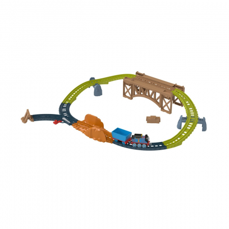 Thomas set de joaca cu locomotiva push along thomas si accesorii [5]