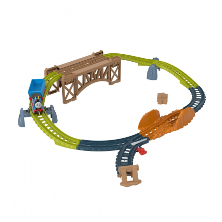 Thomas set de joaca cu locomotiva push along thomas si accesorii [6]