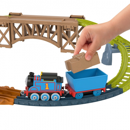Thomas set de joaca cu locomotiva push along thomas si accesorii [4]