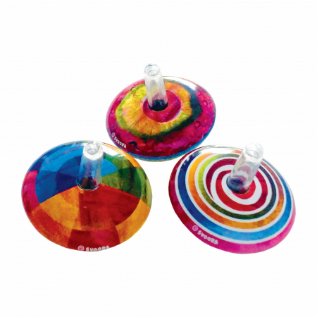 Produse art & craft-Lucru manual - Titirez Retro Fantezie - Imagiție și Spin