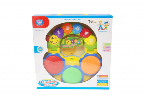 Tobă Interactivă Hand-Clapping-Drum cu Muzică și Lumină [1]