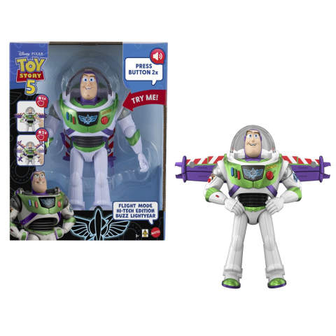 TOY STORY 5 FIGURINA BUZZ LIGHTYEAR ARTICULATA CU SUNETE 30CM [3]