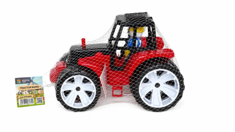 Jocuri si articole copii - TRACTOR BAMS 0 NEGRU ROSU
