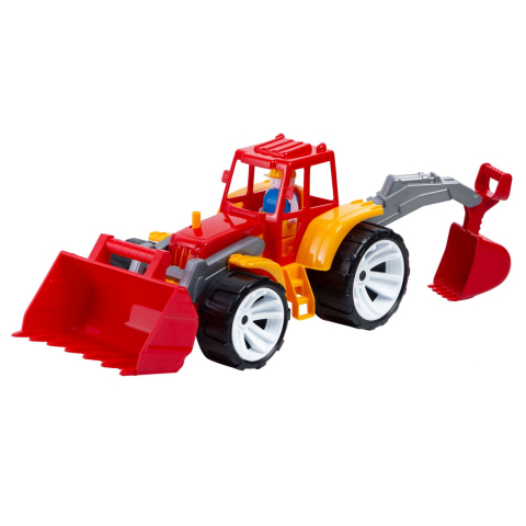 TRACTOR BAMS 2 CU 2 CUPE ROSU PORTOCALIU [1]