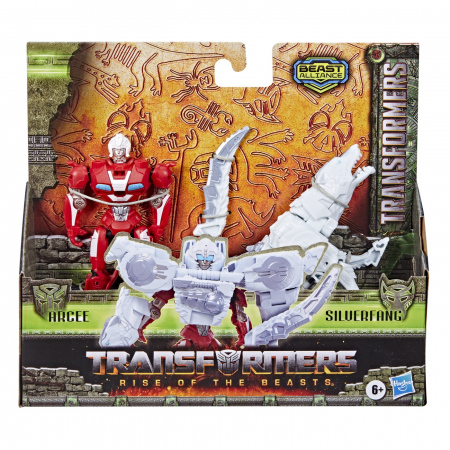 Figurine cu eroi si personaje - Transformers 7 - Beast Alliance - Set 2 Figurine Arcee și Silverfang 13cm