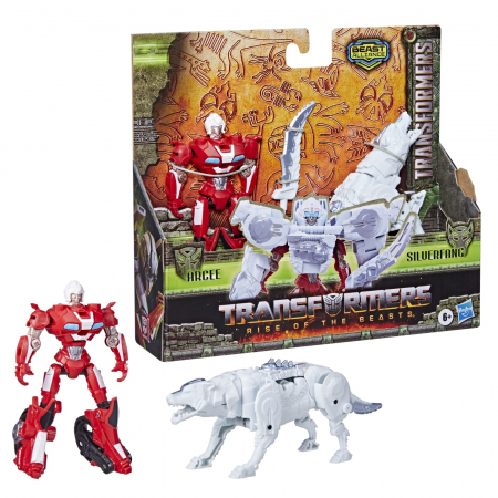 Transformers 7 - Beast Alliance - Set 2 Figurine Arcee și Silverfang 13cm [4]