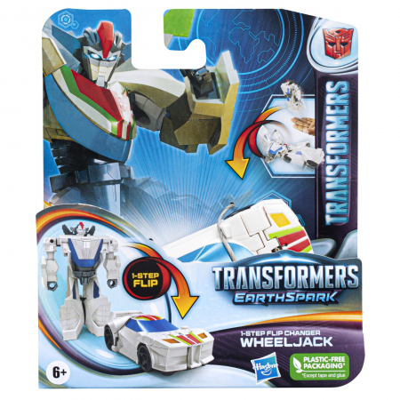 Figurine cu eroi si personaje - Transformers 7 - Earthspark - Figurina Transformabilă Wheeljack 6cm