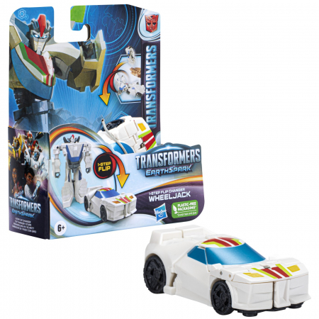 Transformers 7 - Earthspark - Figurina Transformabilă Wheeljack 6cm [3]