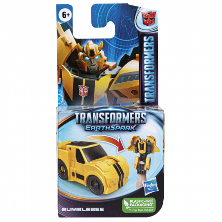 Figurine cu eroi si personaje - Transformers 7 - Earthspark Tacticon - Figurina Transformabilă Bumblebee 6.5cm