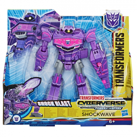 Figurine cu eroi si personaje - TRANSFORMERS CYBERVERSE ULTRA SHOCKWAVE