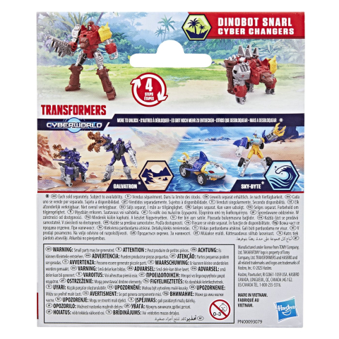 TRANSFORMERS CYBERWORLD ROBOT DINOBOT SNARL CONVERTIBIL 10CM [9]