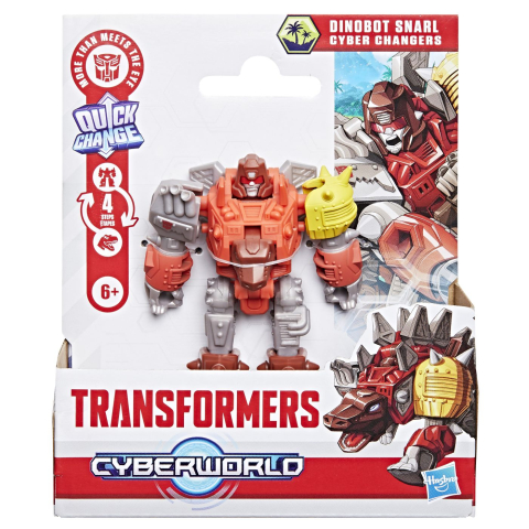 Jocuri si articole copii - TRANSFORMERS CYBERWORLD ROBOT DINOBOT SNARL CONVERTIBIL 10CM