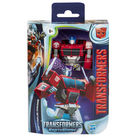 Jocuri si articole copii - Transformers Figurina Earthspark Deluxe Optimus Prime 12.5Cm