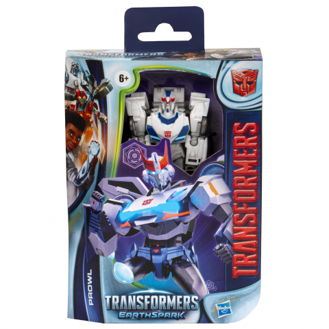 Figurine cu eroi si personaje - TRANSFORMERS FIGURINA EARTHSPARK DELUXE PROWL 12.5CM