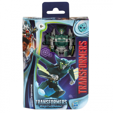 Jocuri si articole copii - Transformers Figurina Earthspark Deluxe Terran Nightshade 12.5Cm