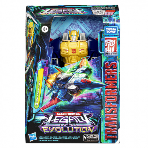 Jocuri si articole copii - Transformers Legacy Evolution Figurina Metalhawk 17Cm