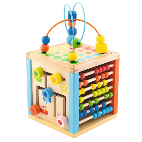 Jocuri si Jucarii Educative - TREFL JUCARIE DIN LEMN CUB DE ACTIVITATI