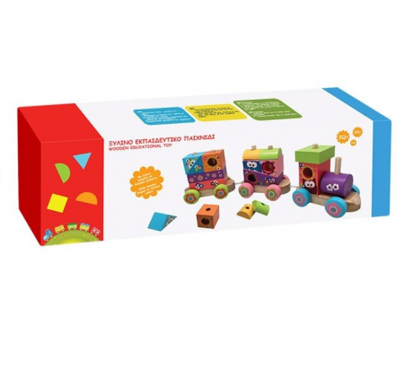 Trenuleț Lemn Forme Geometrice [1]