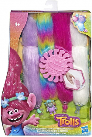 Jocuri si articole copii - Trolls Brățări Sclipitoare Hair Huggers 