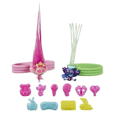 TROLLS SET 2 FIGURINE MICII DANSATORI [1]