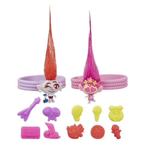 TROLLS SET 2 FIGURINE MICII DANSATORI [4]