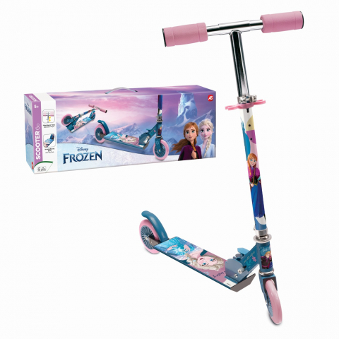Trotineta Frozen pentru fetite cu 2 roti, 60x10x20 cm [5]