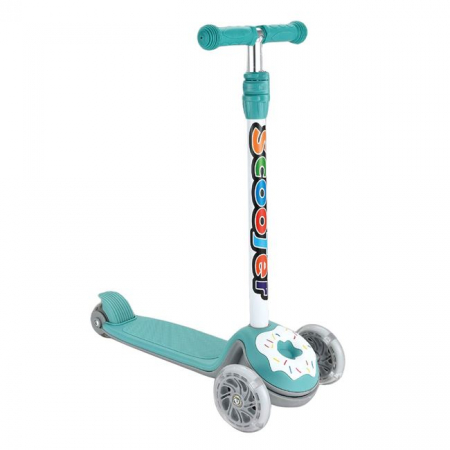 Role, Trotinete & Skateboard - Trotineta Donut 3D cu 3 roti si lumini led