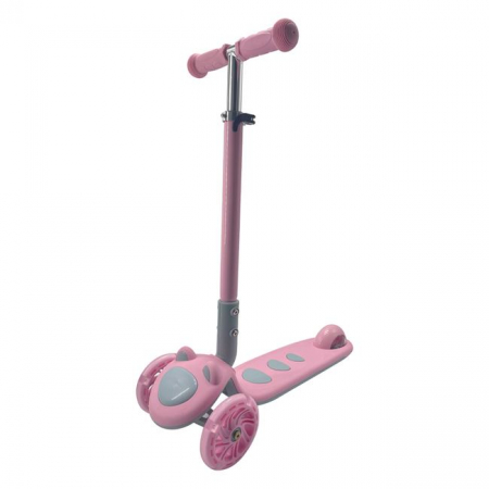 Sport & Activitati in aer liber - Trotineta pliabila cu 3 roti si lumini led