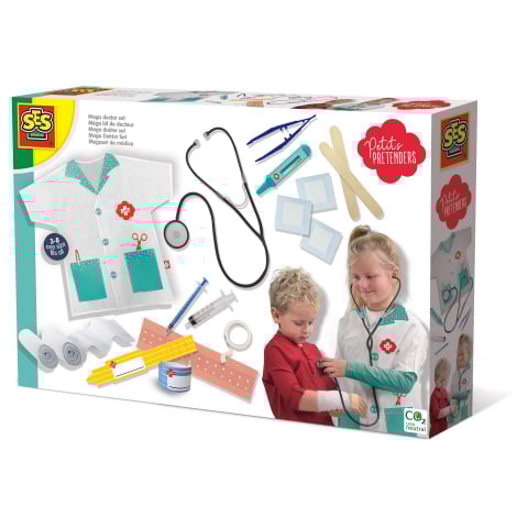 Jocuri si articole copii - Set de joaca-Trusa de doctor de jucarie cu accesorii, set mare