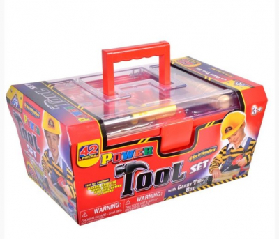 Jocuri si articole copii - Trusa pentru unelte de jucarie 41 buc